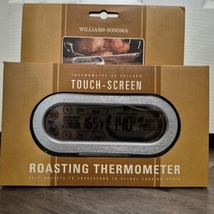 Williams Sonoma Digital Roasting Thermometer - White and Silver